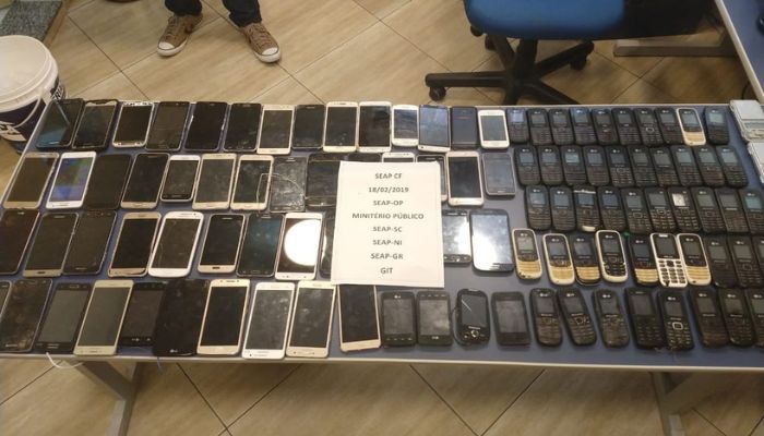 © Divulgação da Secretaria Estadual de Administração Penitenciária Governo publica banco para reunir dados de celulares roubados